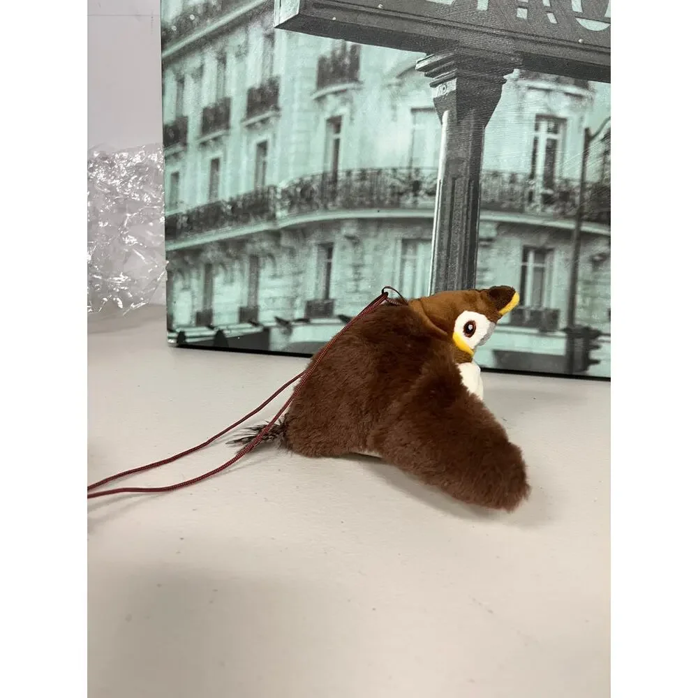 USB Interactive Flying Sparrow Cat Toy Electronic Simulation Bird Plush Pet Toy